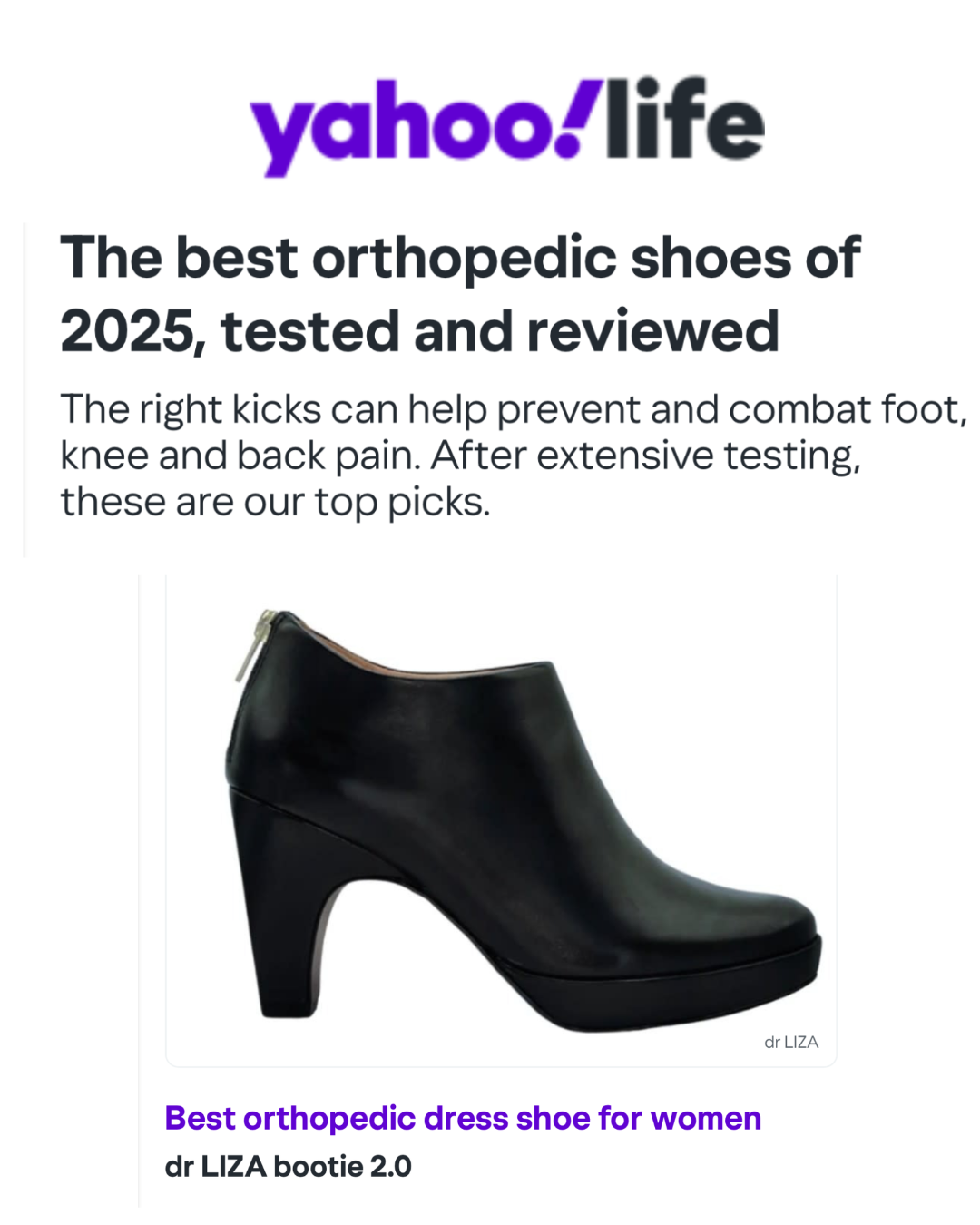 dr LIZA bootie 2.0 - BLACK