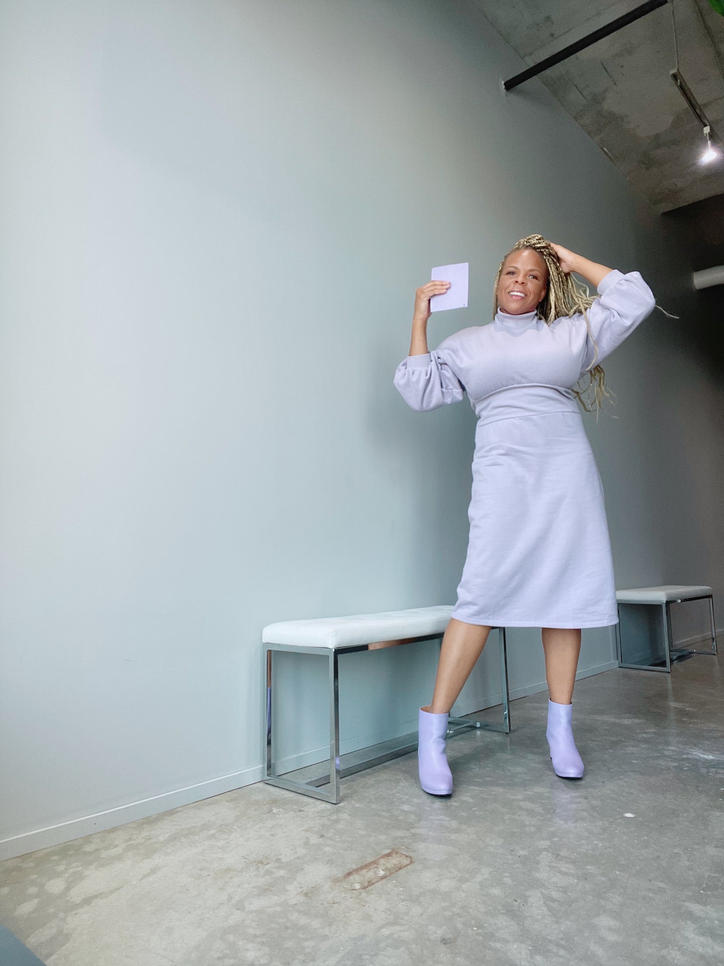 dr LIZA bootie - LAVENDER