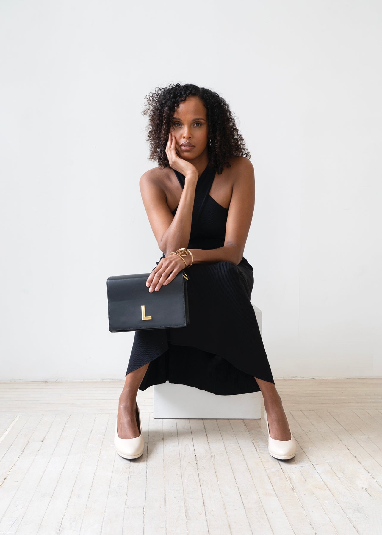 dr LIZA shoulder bag | BLACK